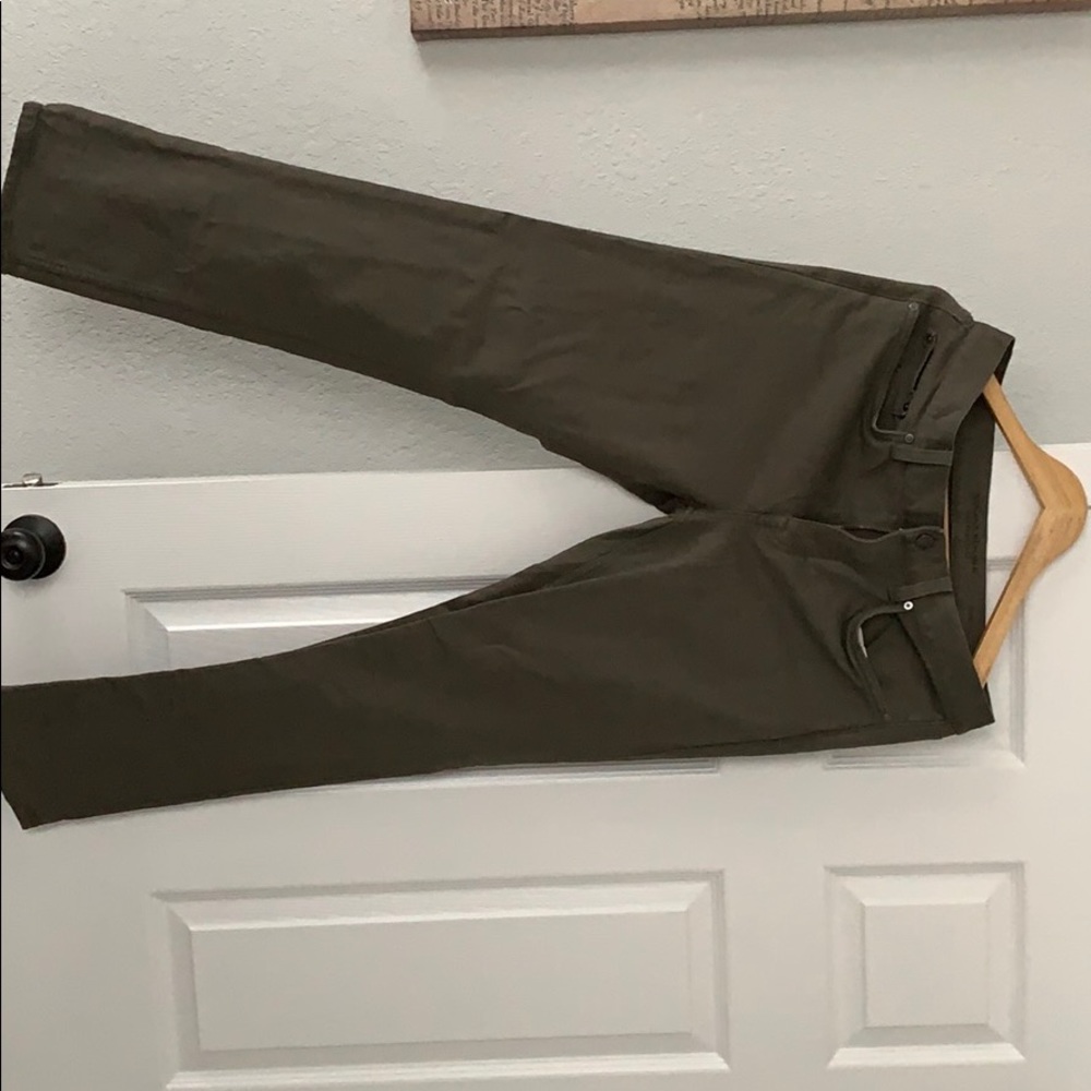 Dark green traveler pants